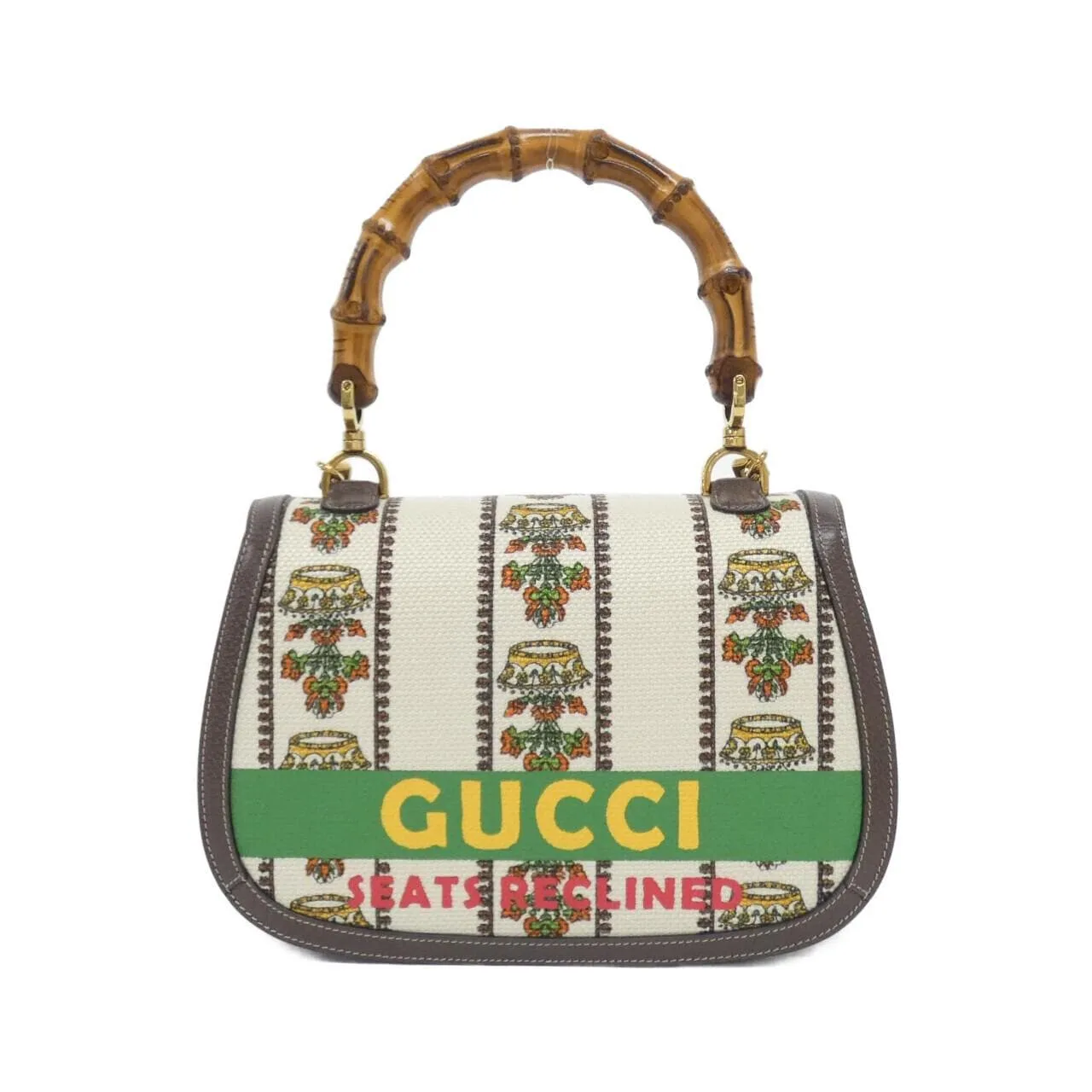 GUCCI 681173 Handbag Canvas Brown Canvas Rank A - Thumbnail 2