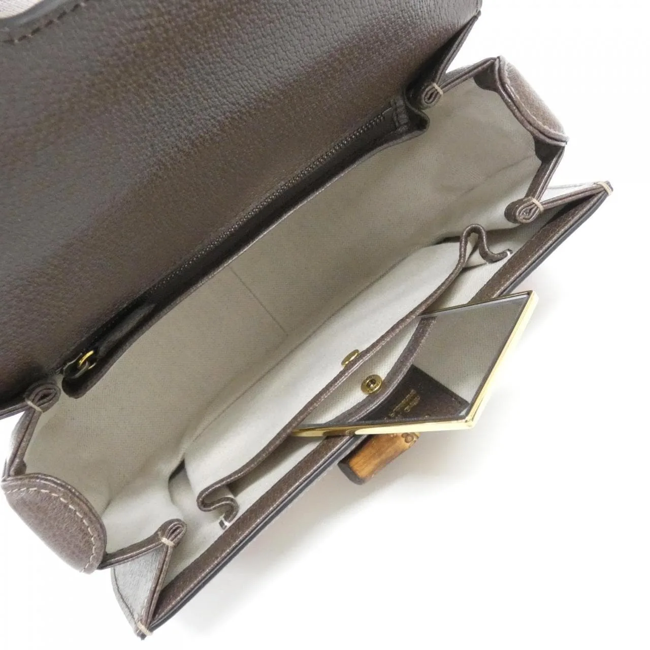 GUCCI 681173 Handbag Canvas Brown Canvas Rank A - Thumbnail 6