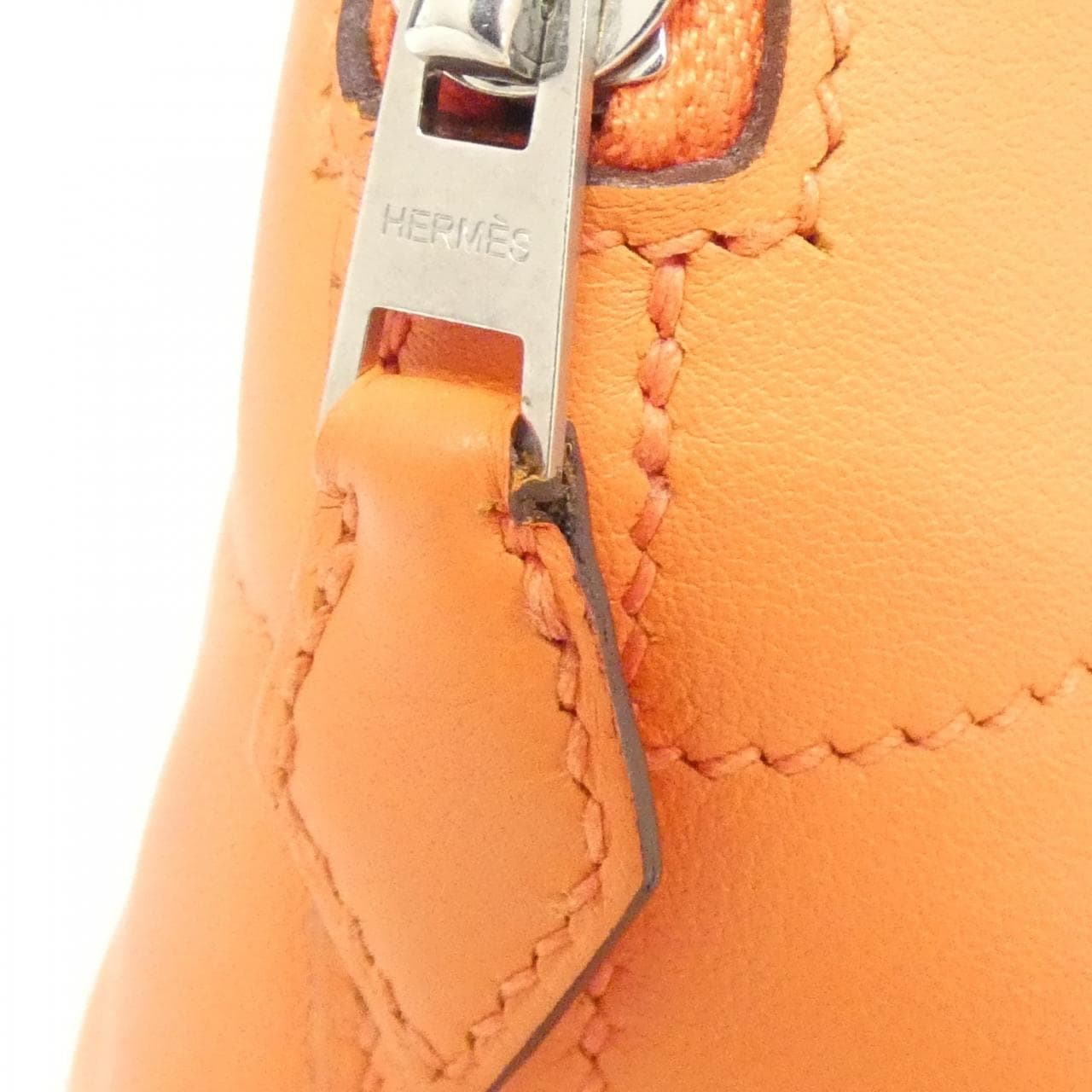 HERMES HERMÈS Bolide 047653CK Bag Swift Orange Swift Leather - Thumbnail 4