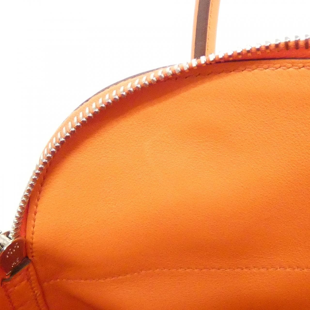 HERMES HERMÈS Bolide 047653CK Bag Swift Orange Swift Leather - Thumbnail 10