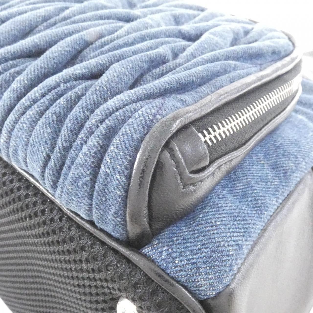 MIU MIU 5BZ016 Backpack Blue - Thumbnail 4