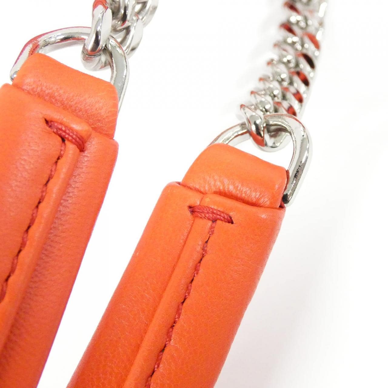 CHANEL 98620 Handbag Lambskin 紅色 羊皮 中古品A - 縮圖 6