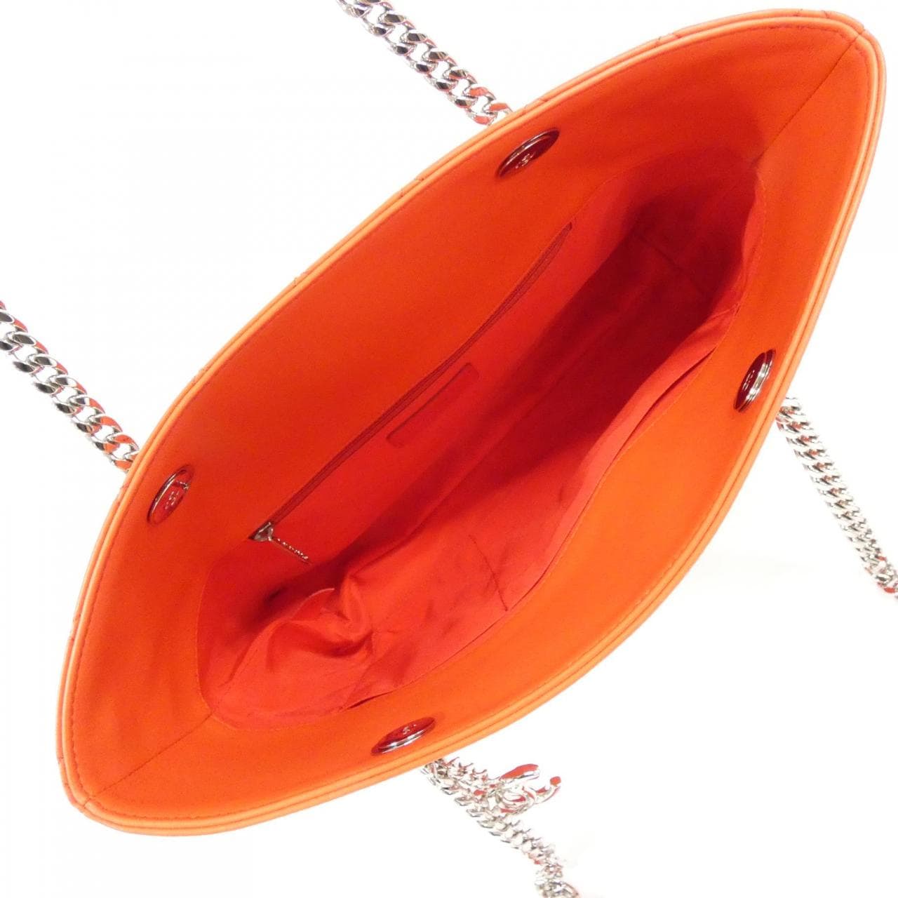 CHANEL 98620 Handbag Lambskin 紅色 羊皮 中古品A - 縮圖 7