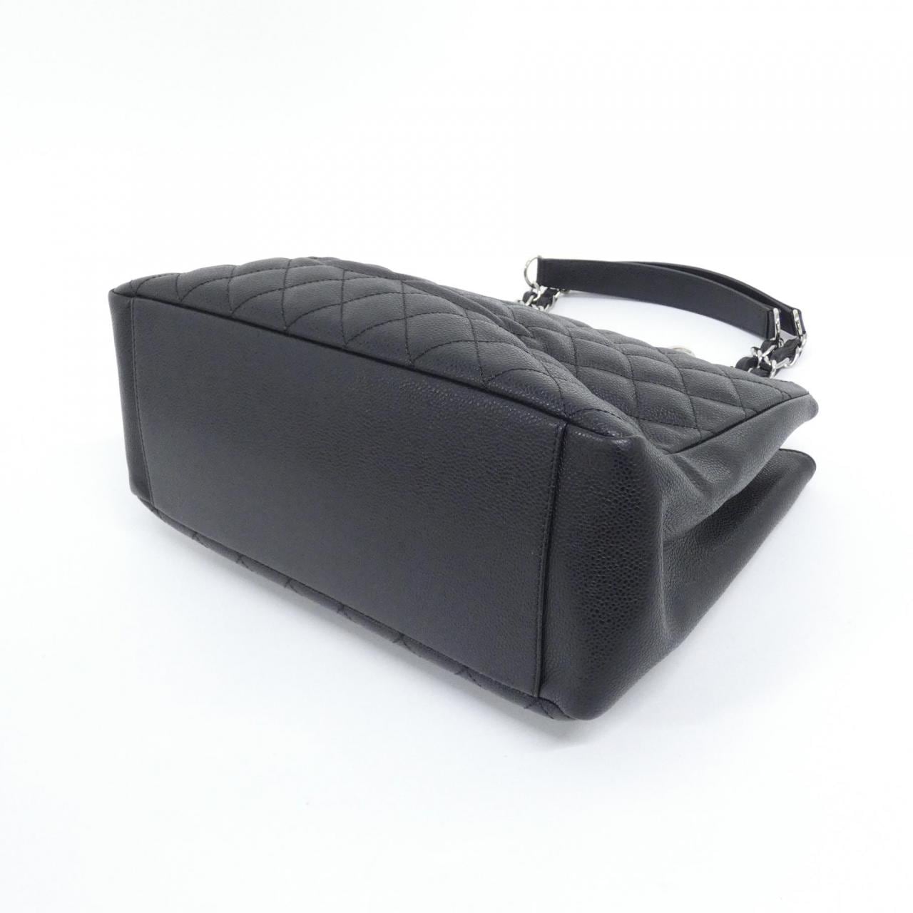 CHANEL 50995 Shoulder Grained Calfskin 黑色 荔枝紋牛皮 中古品A - 縮圖 3