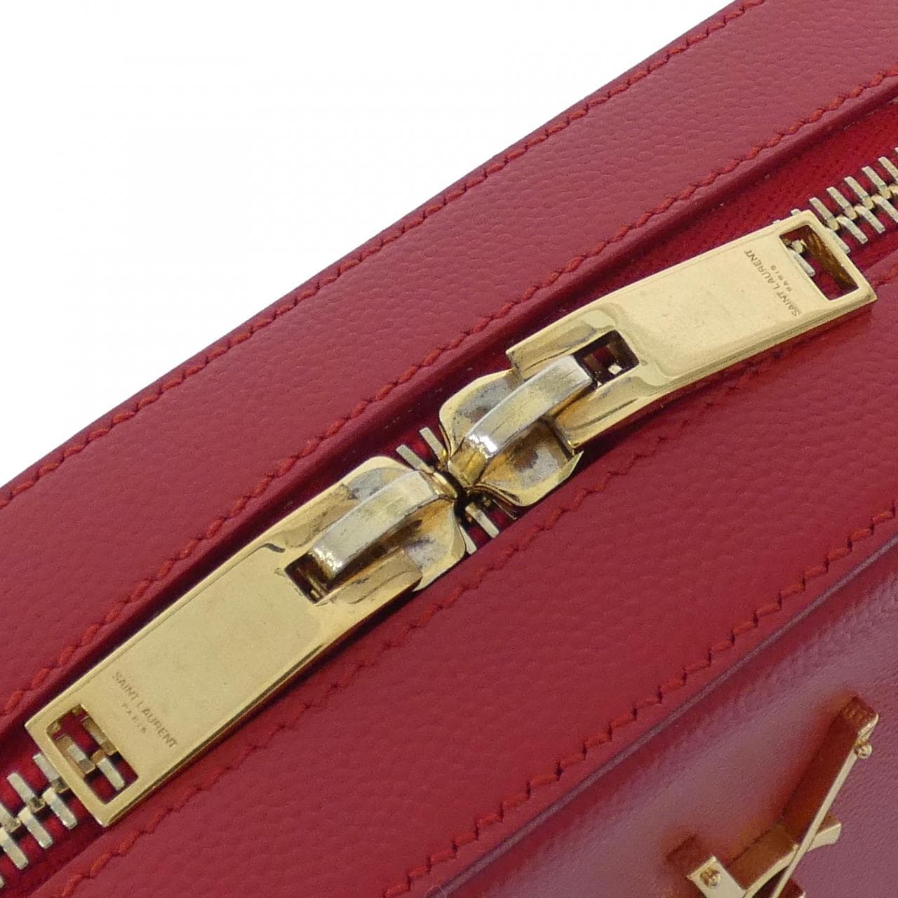 SAINT LAURENT 395791 BOW0J Shoulder Bag Red - Thumbnail 5