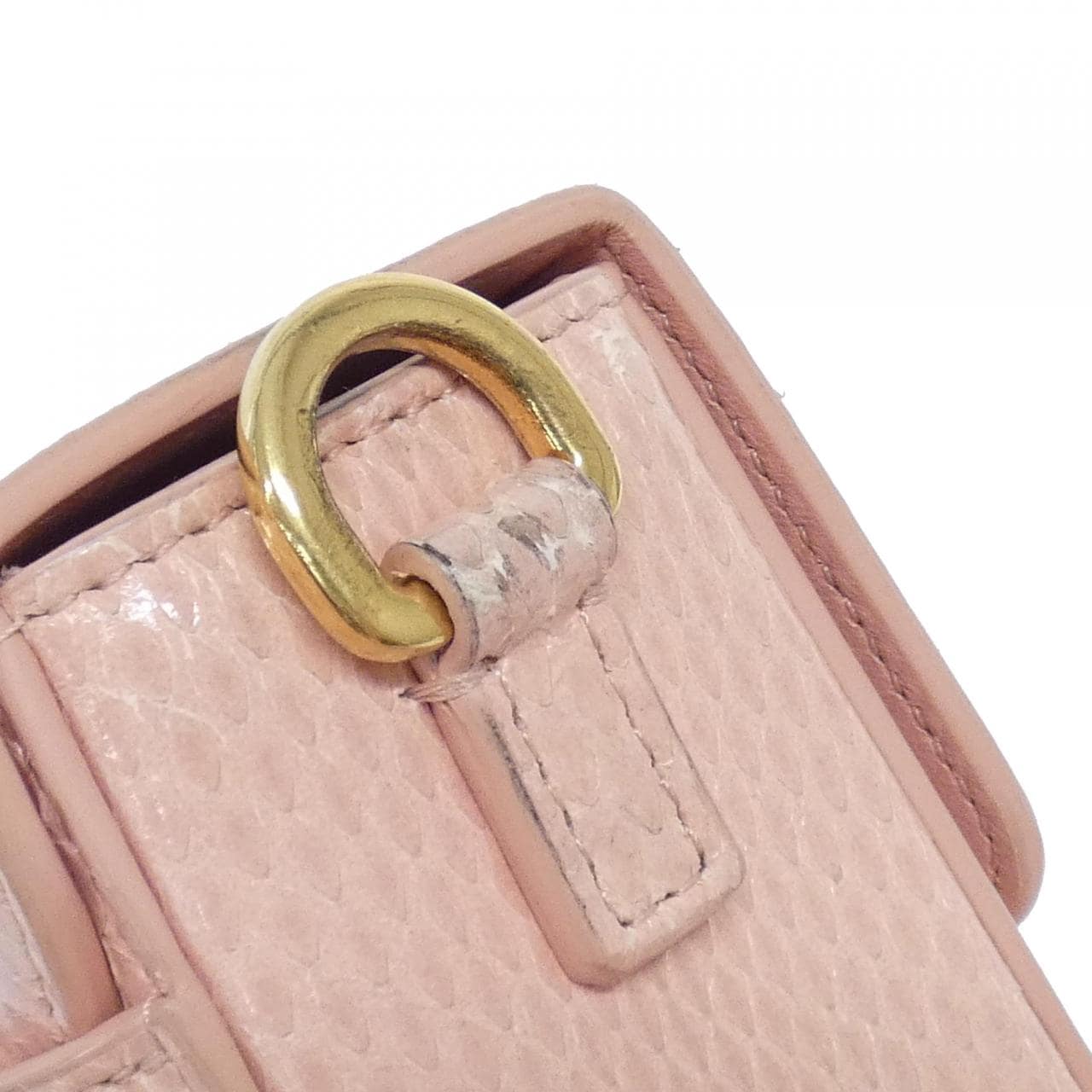 DIOR 30 Montaigne Shoulder Bag Python Pink Python - Thumbnail 5