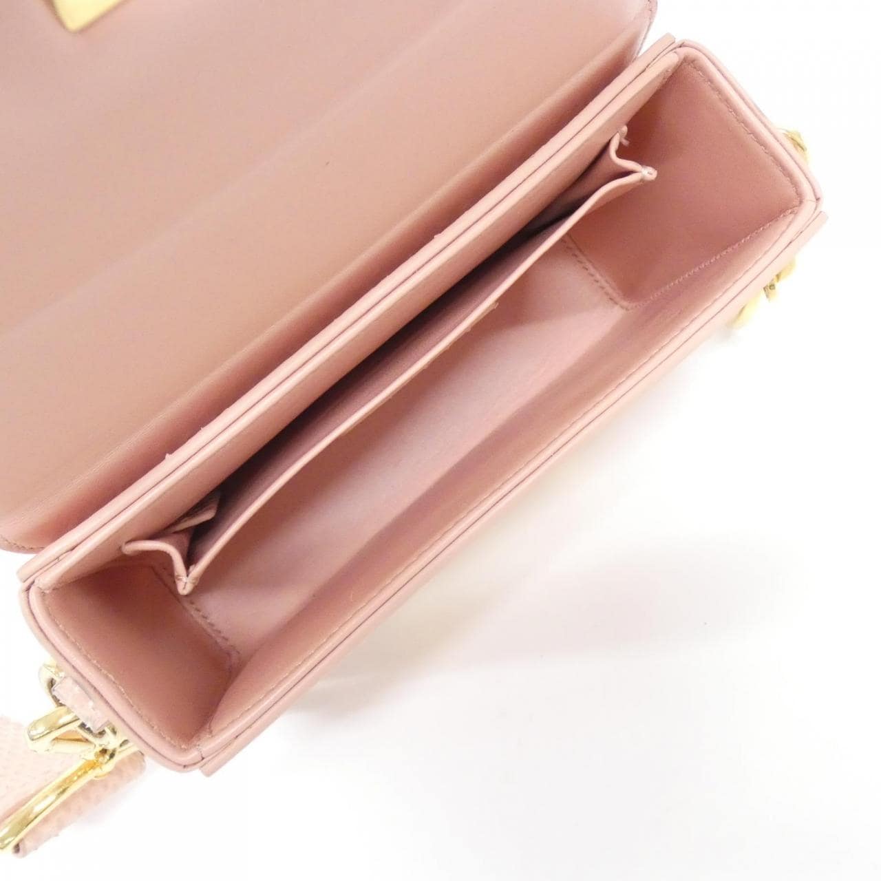 DIOR 30 Montaigne Shoulder Bag Python Pink Python - Thumbnail 10