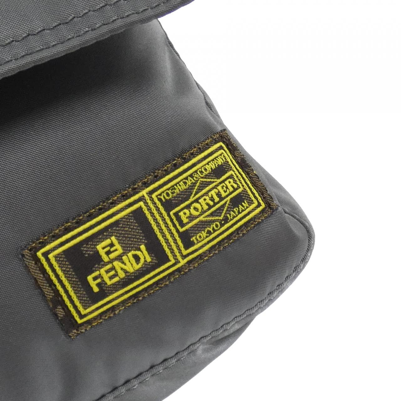 FENDI Baguette 7VA472 A91S Belt Bag Nylon Black Nylon - Thumbnail 4