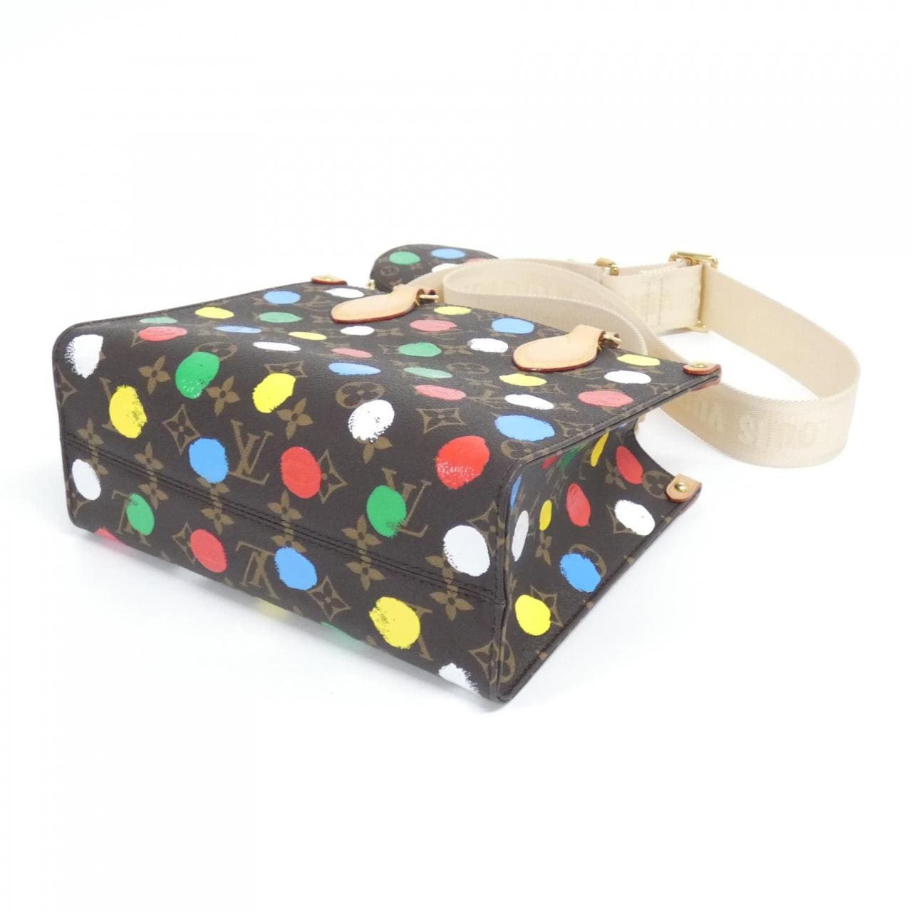 LOUIS VUITTON OnTheGo M46380 Bag Monogram 黑色 Monogram 中古品A - 縮圖 2