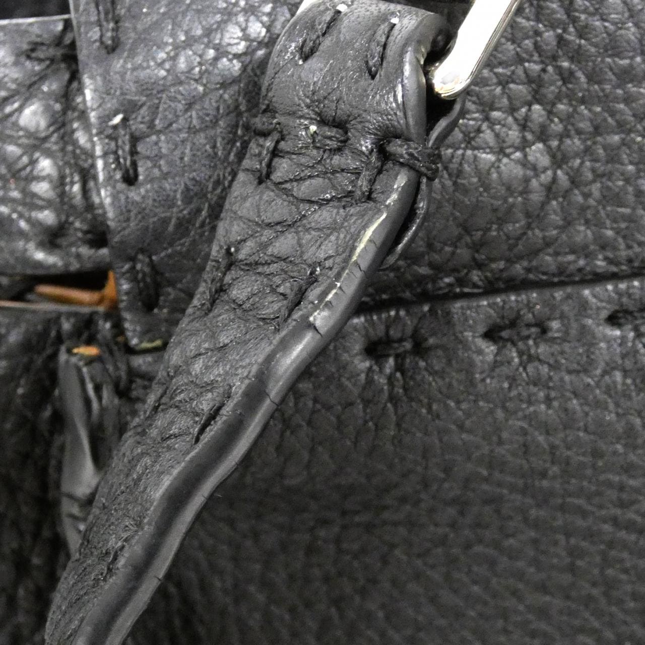 FENDI Peekaboo 8BN290 Q0J Bag Black Rank A - Thumbnail 6