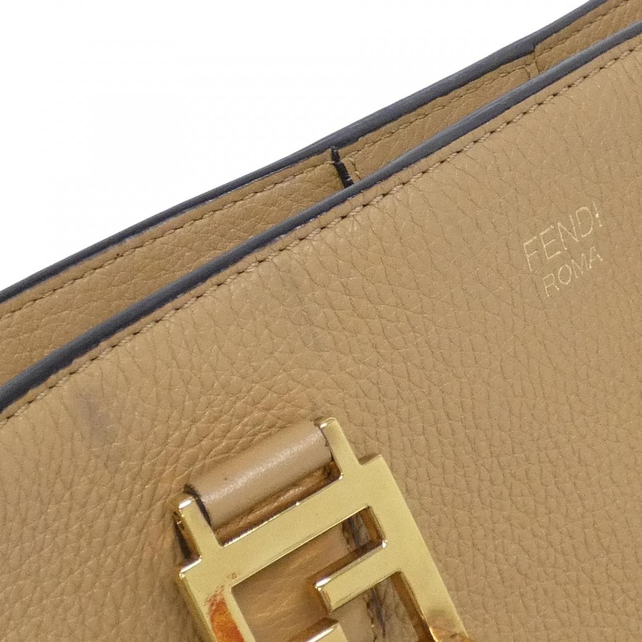 FENDI 8BH367 SFR Tote 黑色 中古品A - 縮圖 5