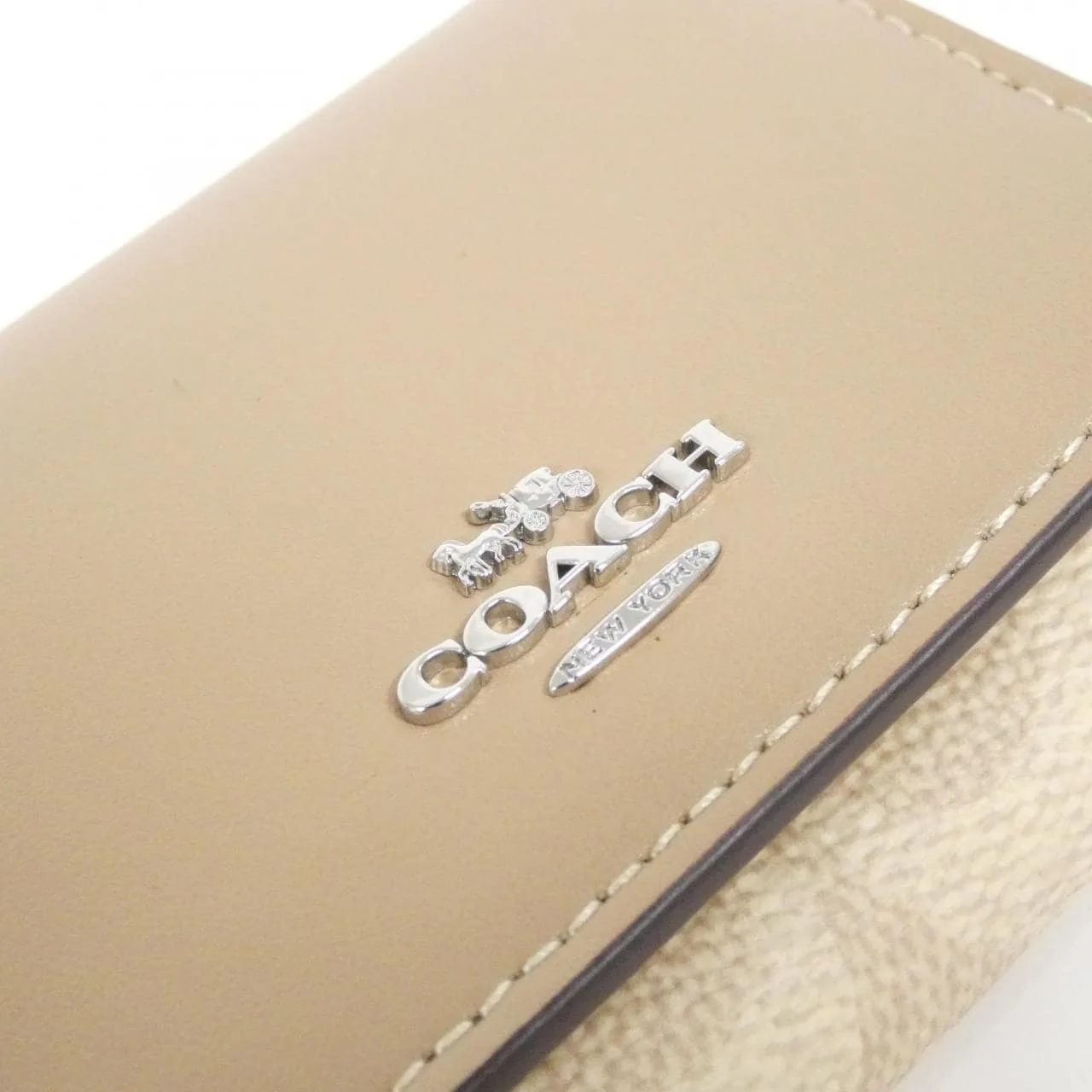 COACH CW804 Wallet Canvas 黑色 帆布 新品 - 縮圖 3