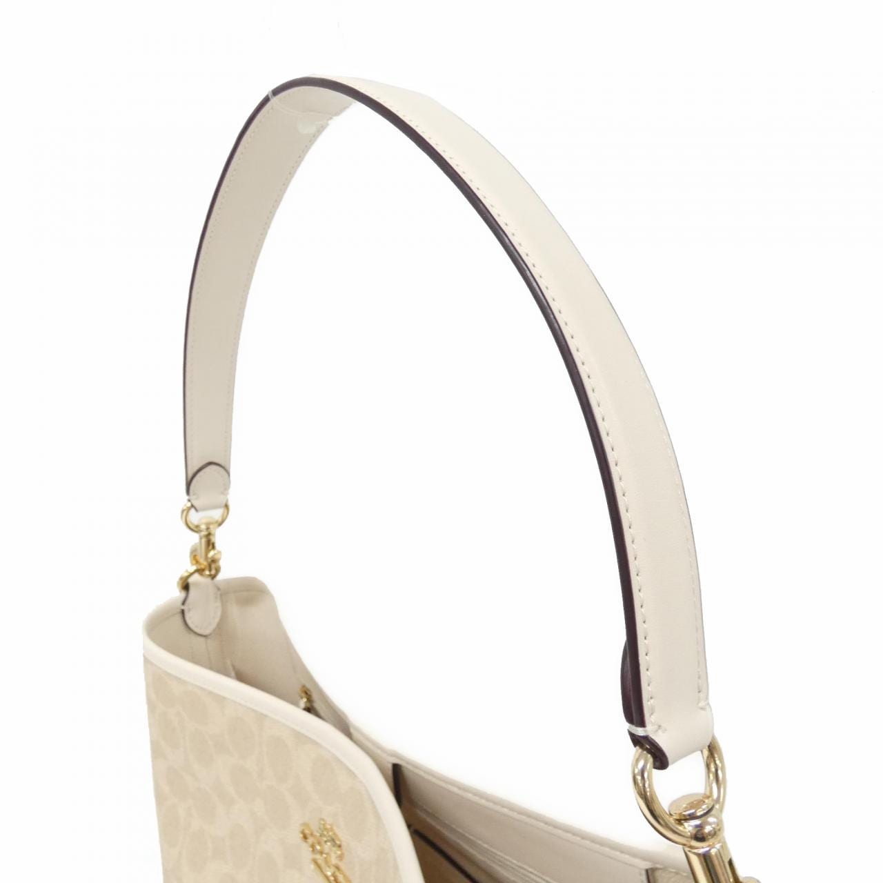 COACH CT802 Shoulder Bag Canvas 黑色 帆布 新品 - 縮圖 5