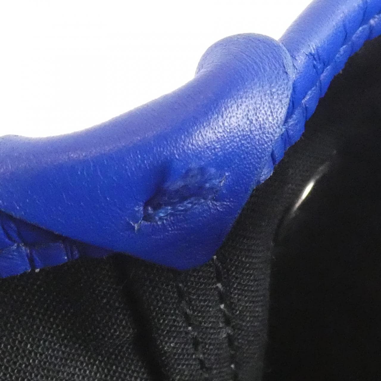 BALENCIAGA 390346 AQ38N Bag Canvas 深藍色 帆布 - 縮圖 10