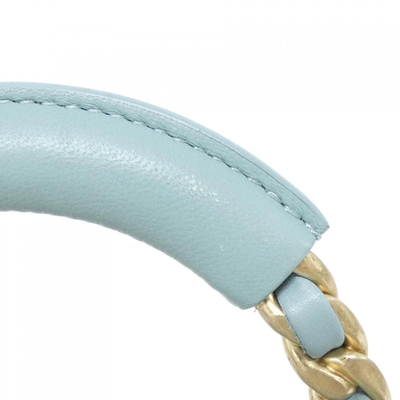 CHANEL Chanel 19 AS1357 Handbag Lambskin 藍色 羊皮 中古品A - 縮圖 8