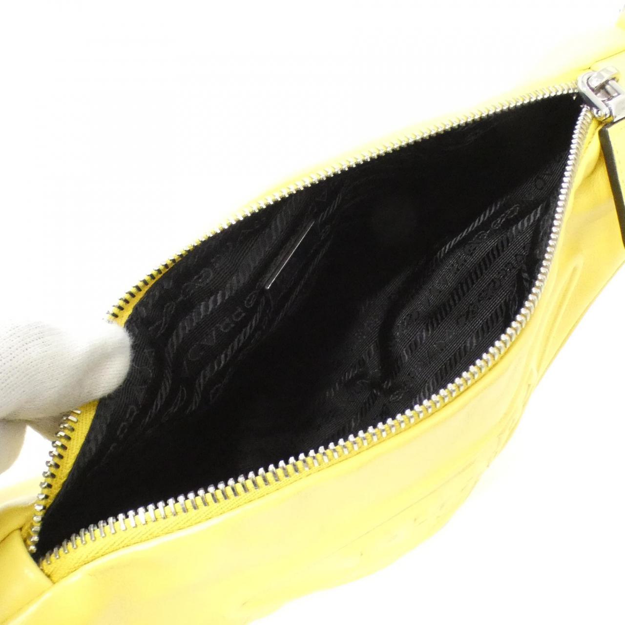 PRADA 1BH190 Shoulder Bag 黑色 中古品A - 縮圖 9