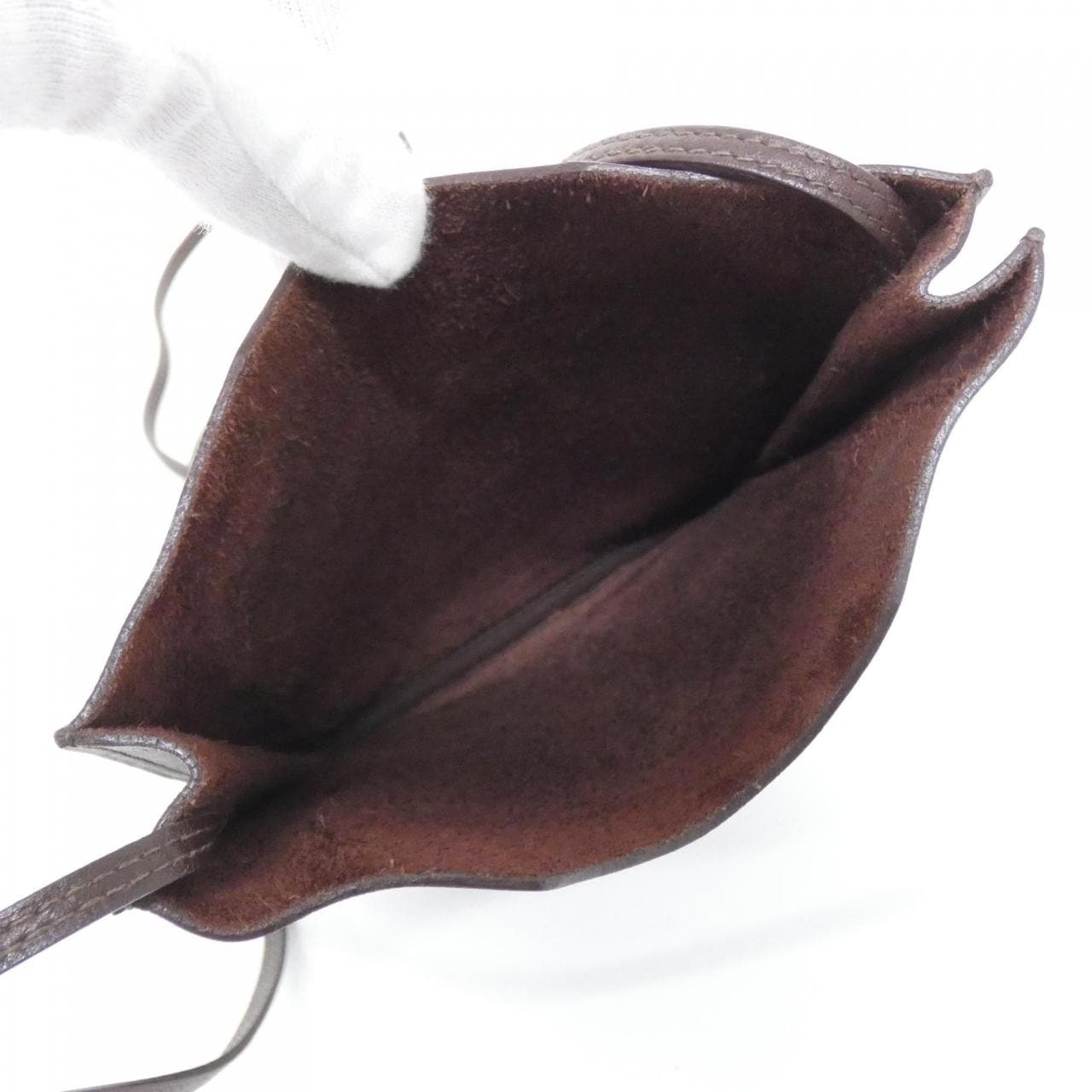 HERMES HERMÈS 050154CA Shoulder Bag Swift Black Swift Leather - Thumbnail 7