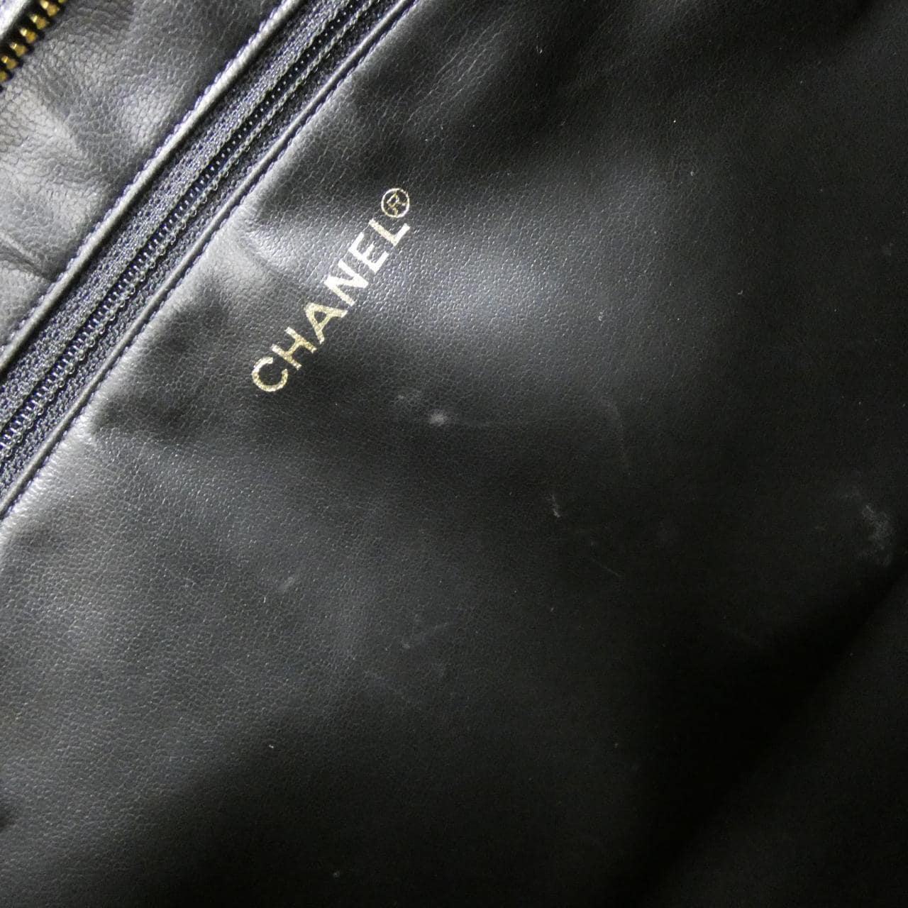 CHANEL Shoulder Grained Calfskin Black Grained Calfskin - Thumbnail 9