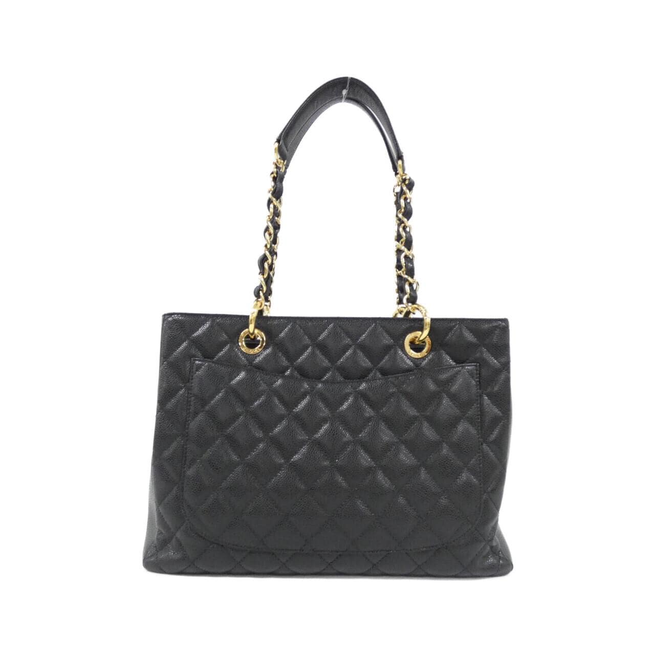 CHANEL 50995 Shoulder Grained Calfskin Black Grained Calfskin Rank A - Thumbnail 2