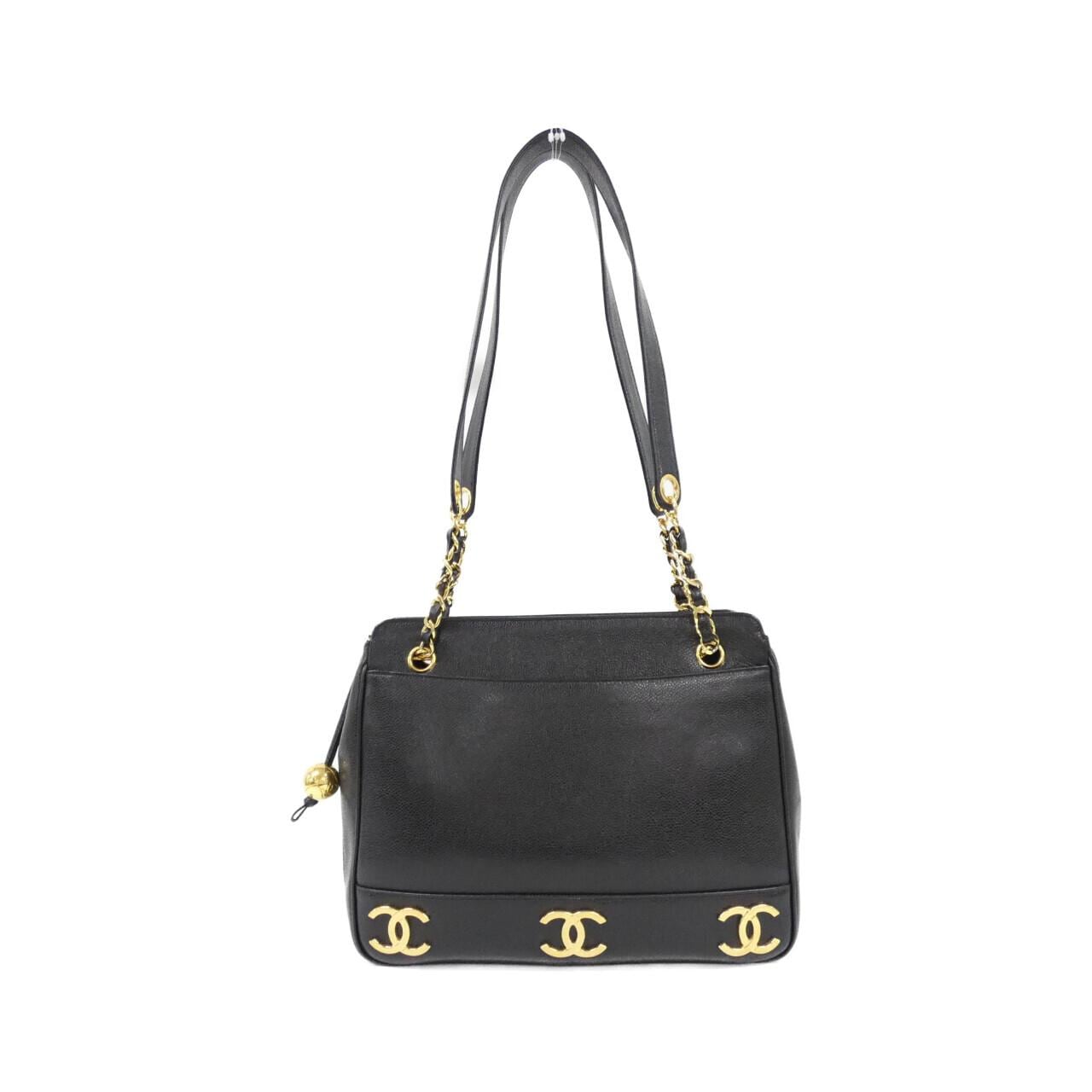CHANEL 03675 Shoulder Grained Calfskin