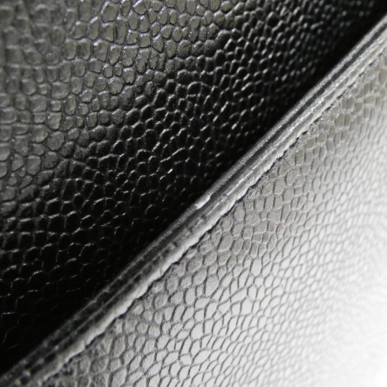 CHANEL 03675 Shoulder Grained Calfskin 黑色 荔枝紋牛皮 中古品A - 縮圖 6