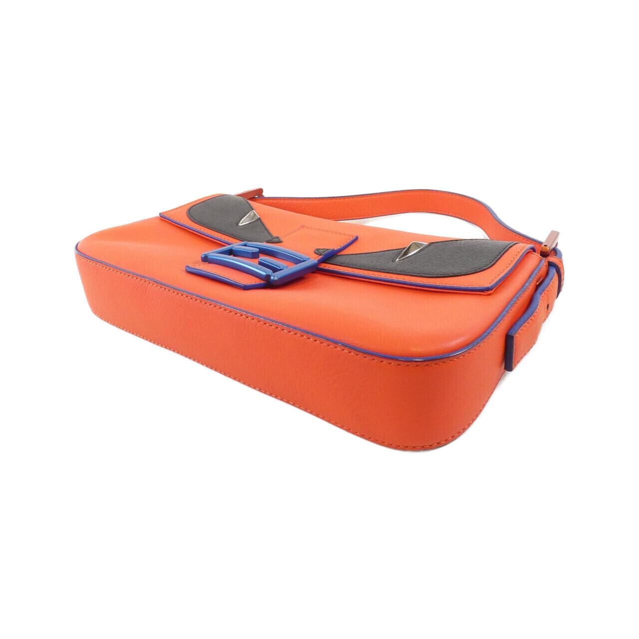 FENDI Baguette 8BR600 41K Shoulder Bag Leather 紅色 皮革 中古品A - 縮圖 3