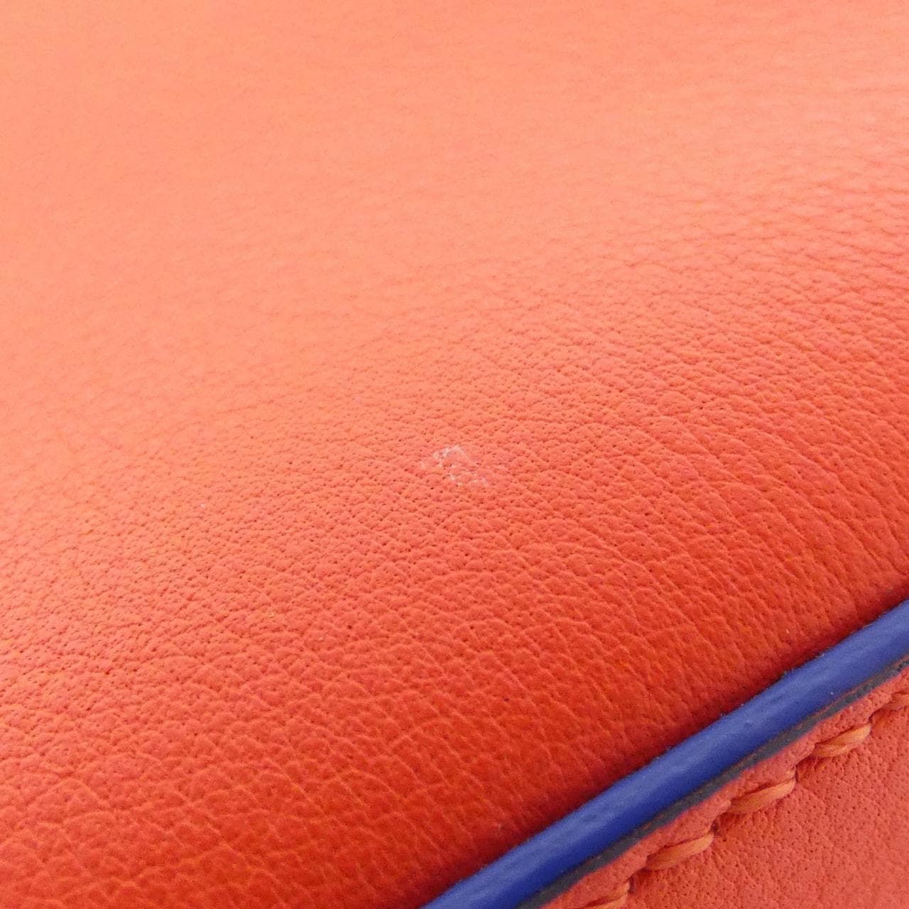 FENDI Baguette 8BR600 41K Shoulder Bag Leather 紅色 皮革 中古品A - 縮圖 5