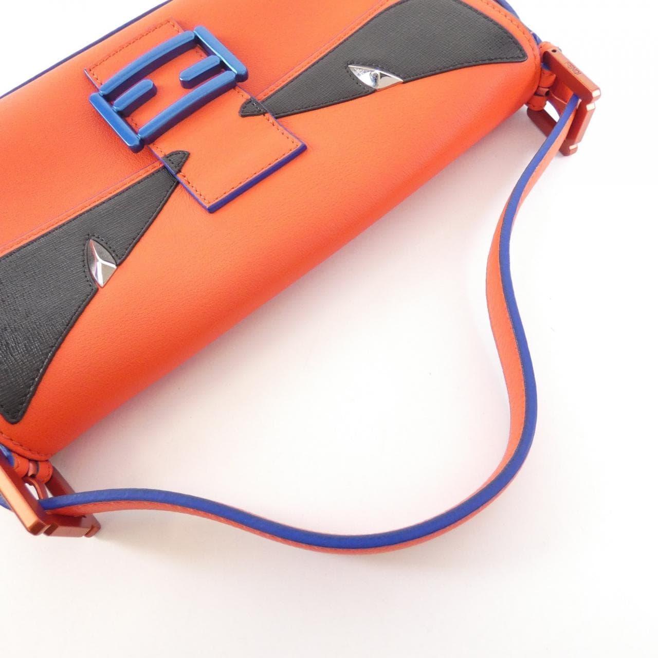 FENDI Baguette 8BR600 41K Shoulder Bag Leather 紅色 皮革 中古品A - 縮圖 6