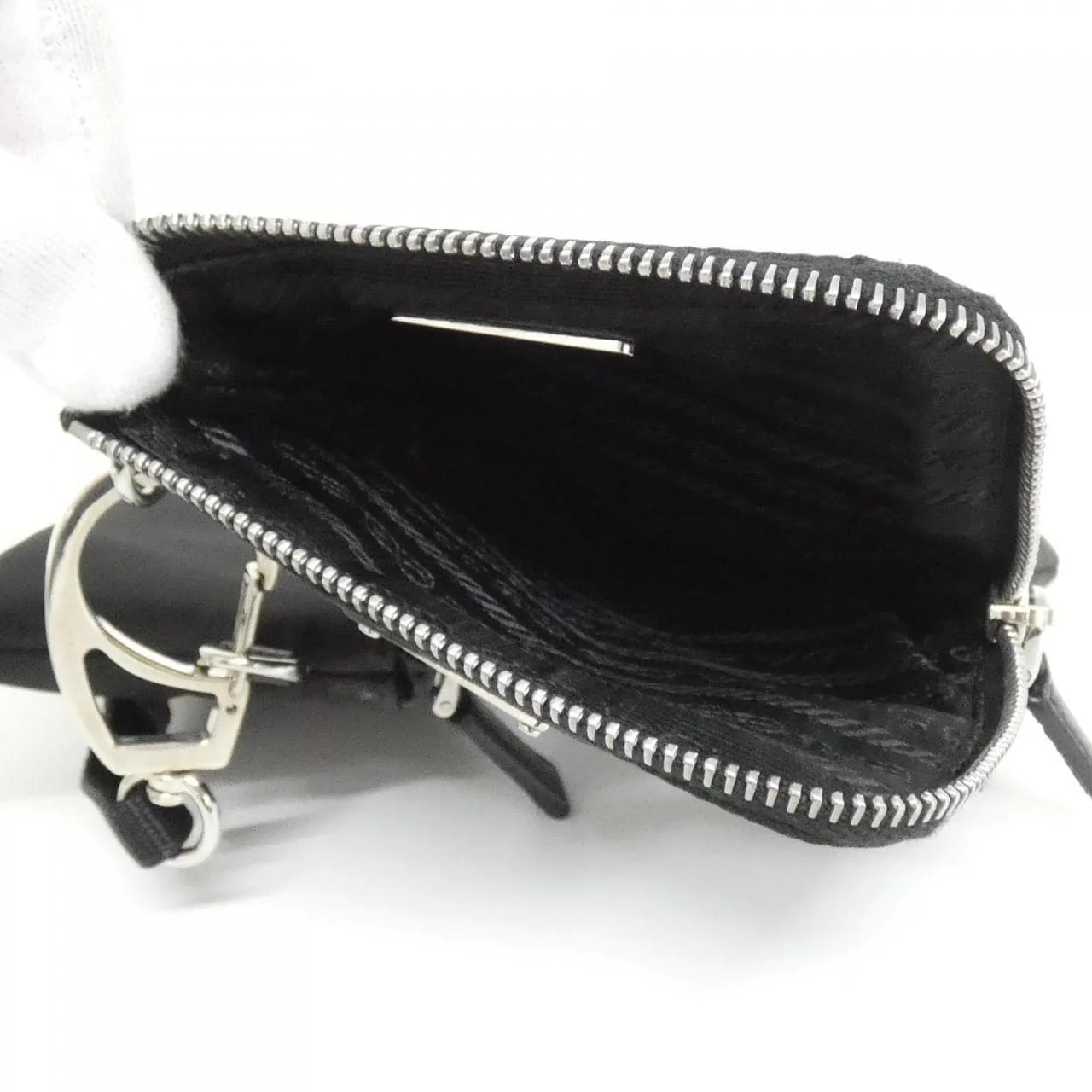 PRADA 2TT091 Pouch 黑色 中古品A - 縮圖 10