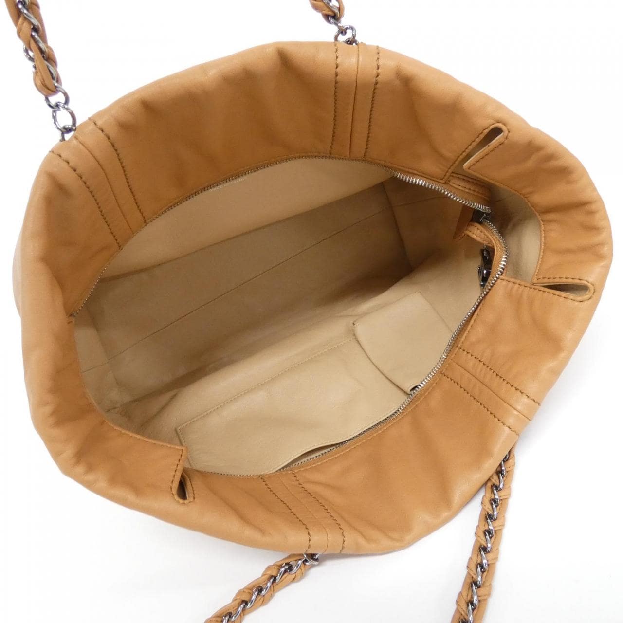 CHANEL 31407 Shoulder 棕色 中古品A - 縮圖 9