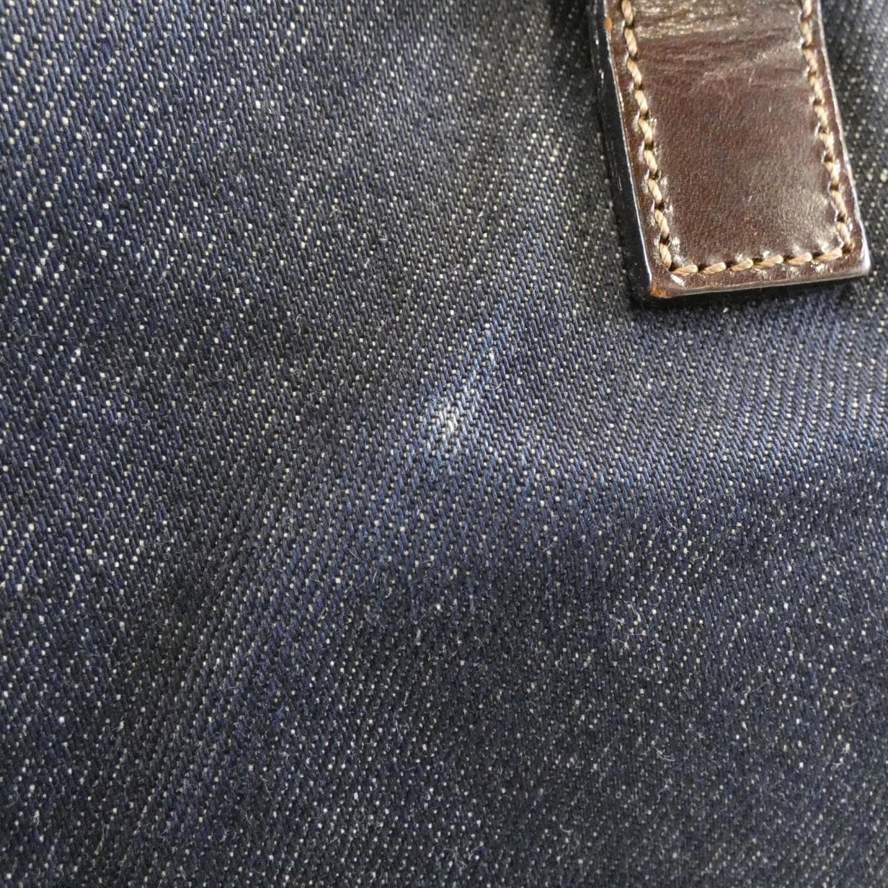 FENDI 26329 Bag Denim 藍色 牛仔布 中古品B - 縮圖 3