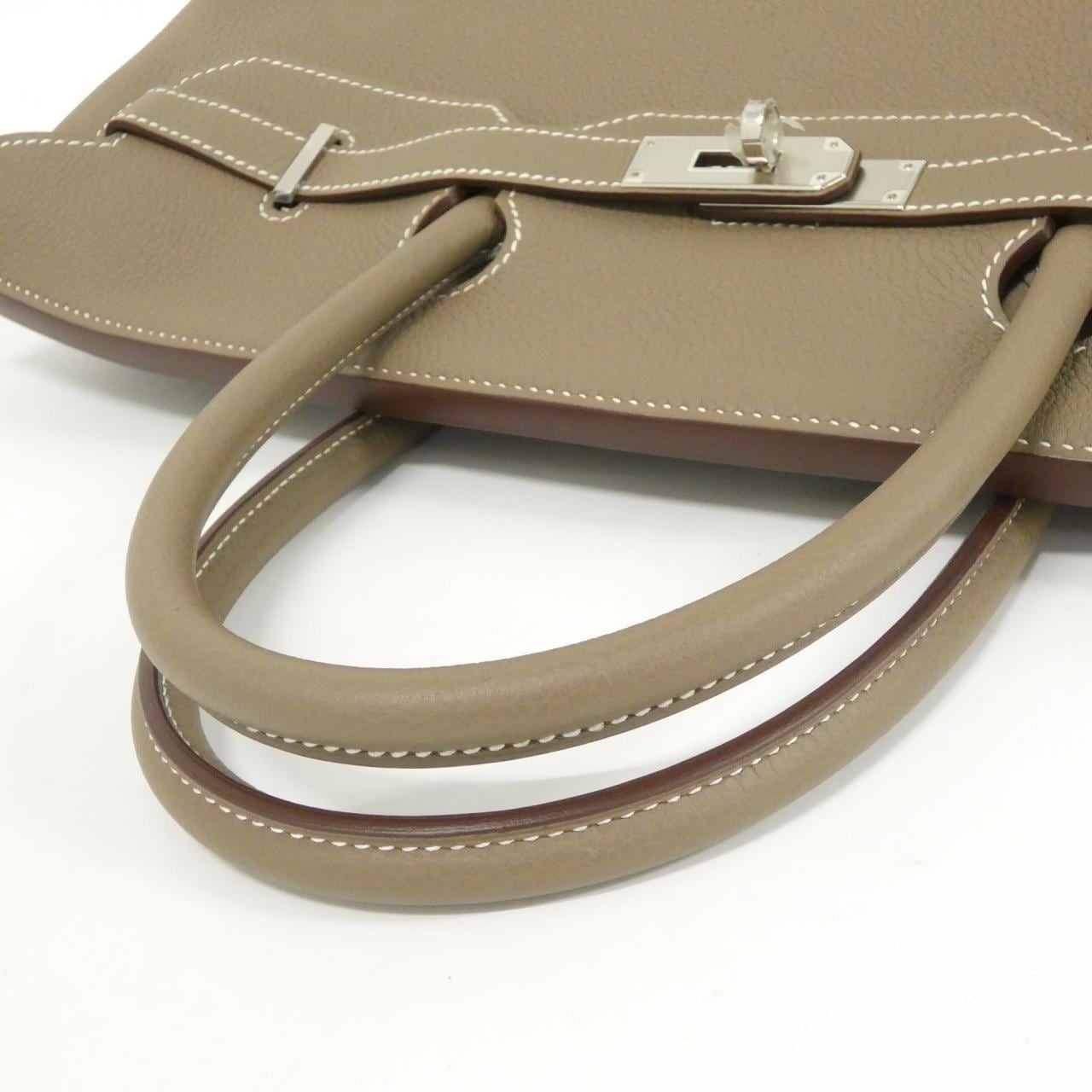 HERMES HERMÈS Birkin 030275CK Bag Togo Etoupe Togo Leather Rank A - Thumbnail 6