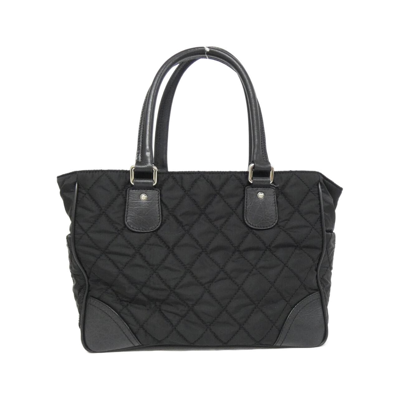 CHANEL 33100 Handbag Nylon Black Nylon - Thumbnail 2