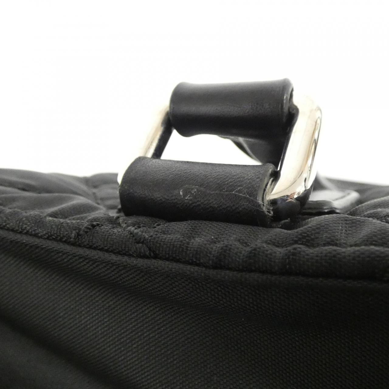 CHANEL 33100 Handbag Nylon Black Nylon - Thumbnail 8