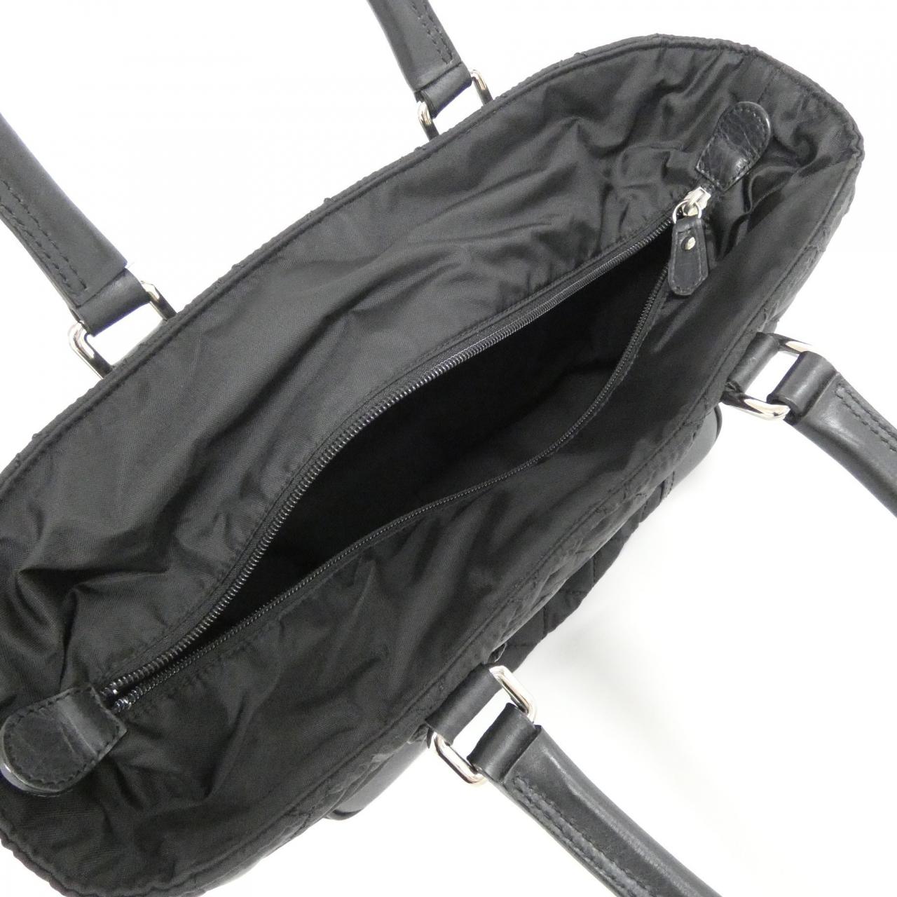 CHANEL 33100 Handbag Nylon Black Nylon - Thumbnail 10