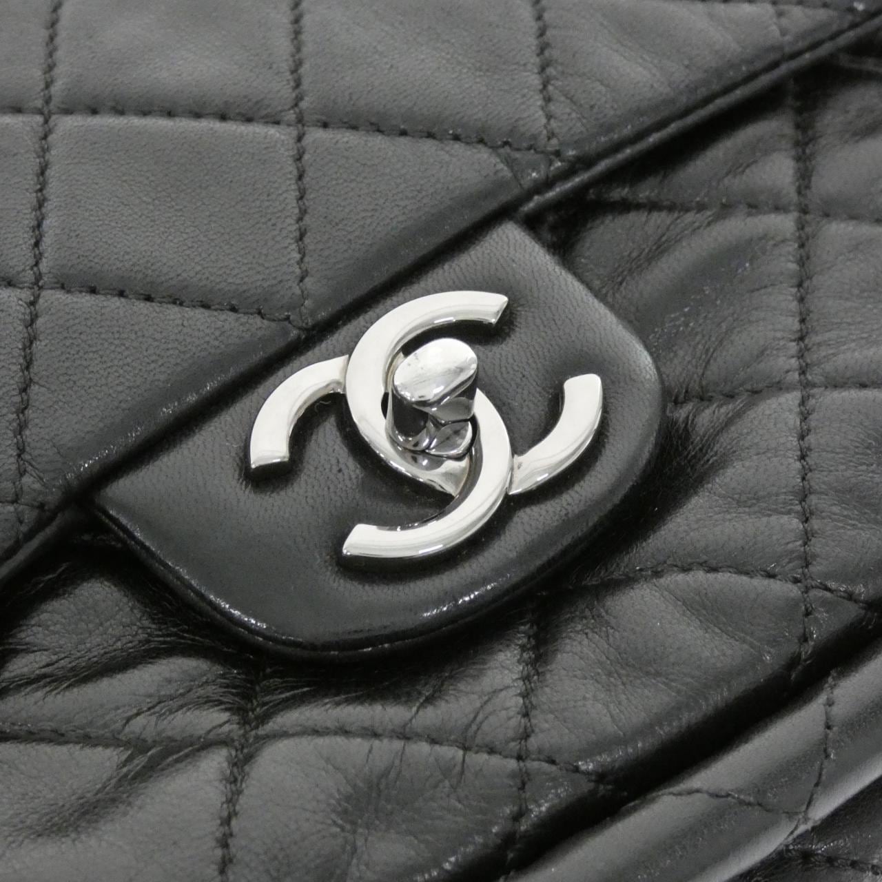 CHANEL 66222 Handbag Lambskin Black Lambskin - Thumbnail 5