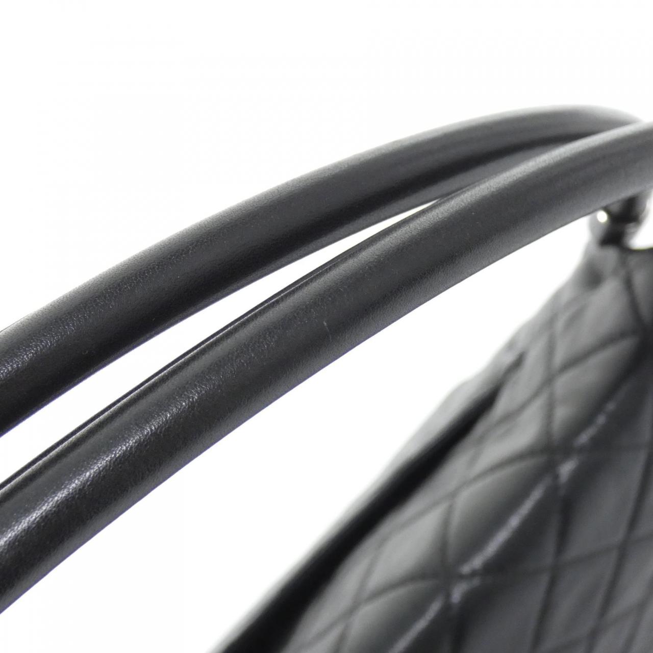 CHANEL 66222 Handbag Lambskin Black Lambskin - Thumbnail 6