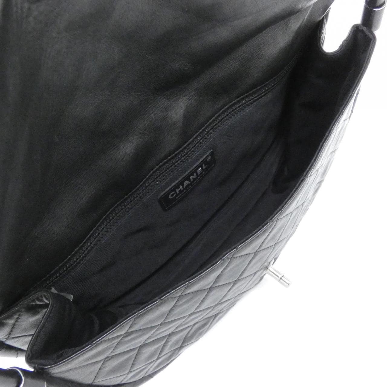 CHANEL 66222 Handbag Lambskin Black Lambskin - Thumbnail 7