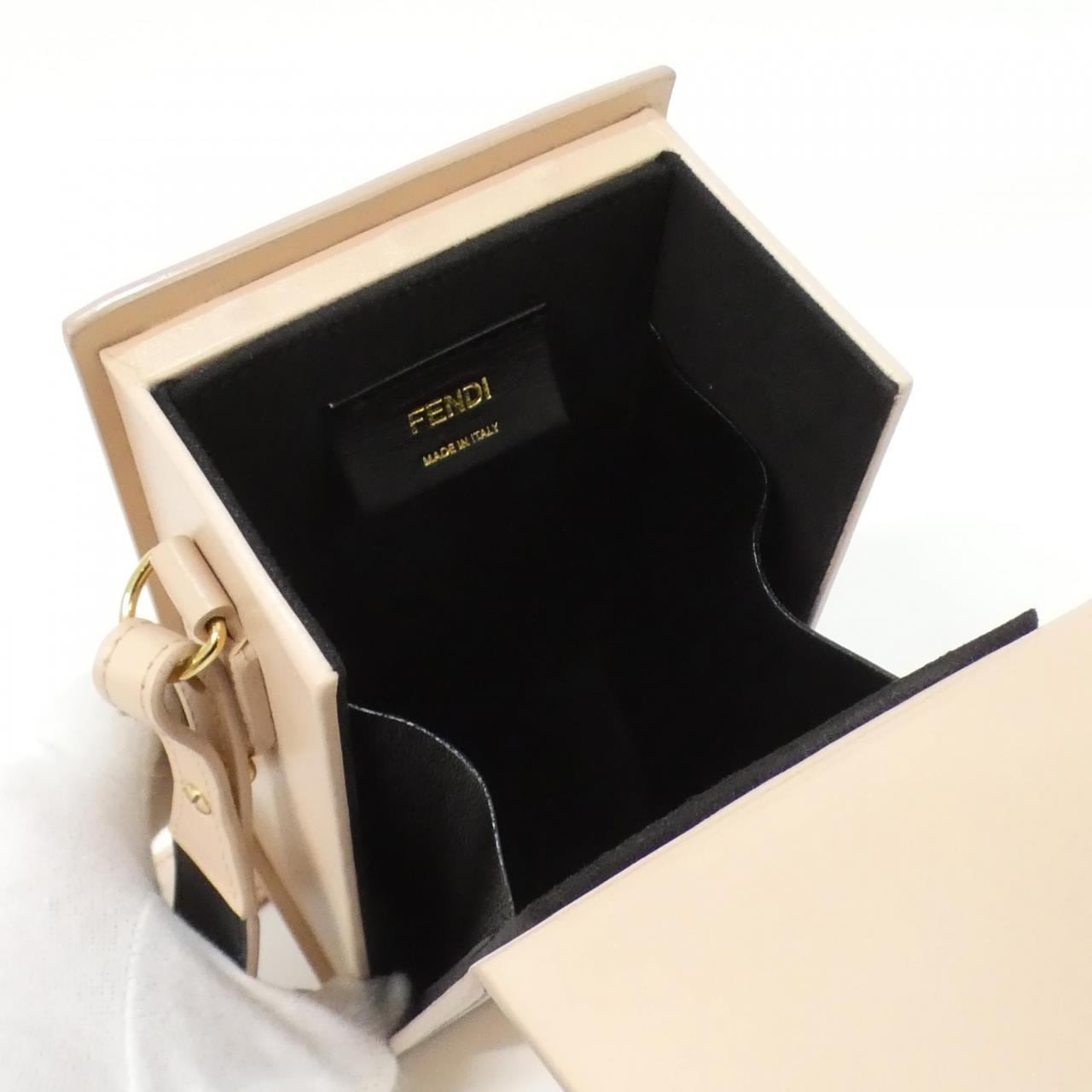 FENDI 8BT339 ADP6 Shoulder Bag 黑色 中古品A - 縮圖 7