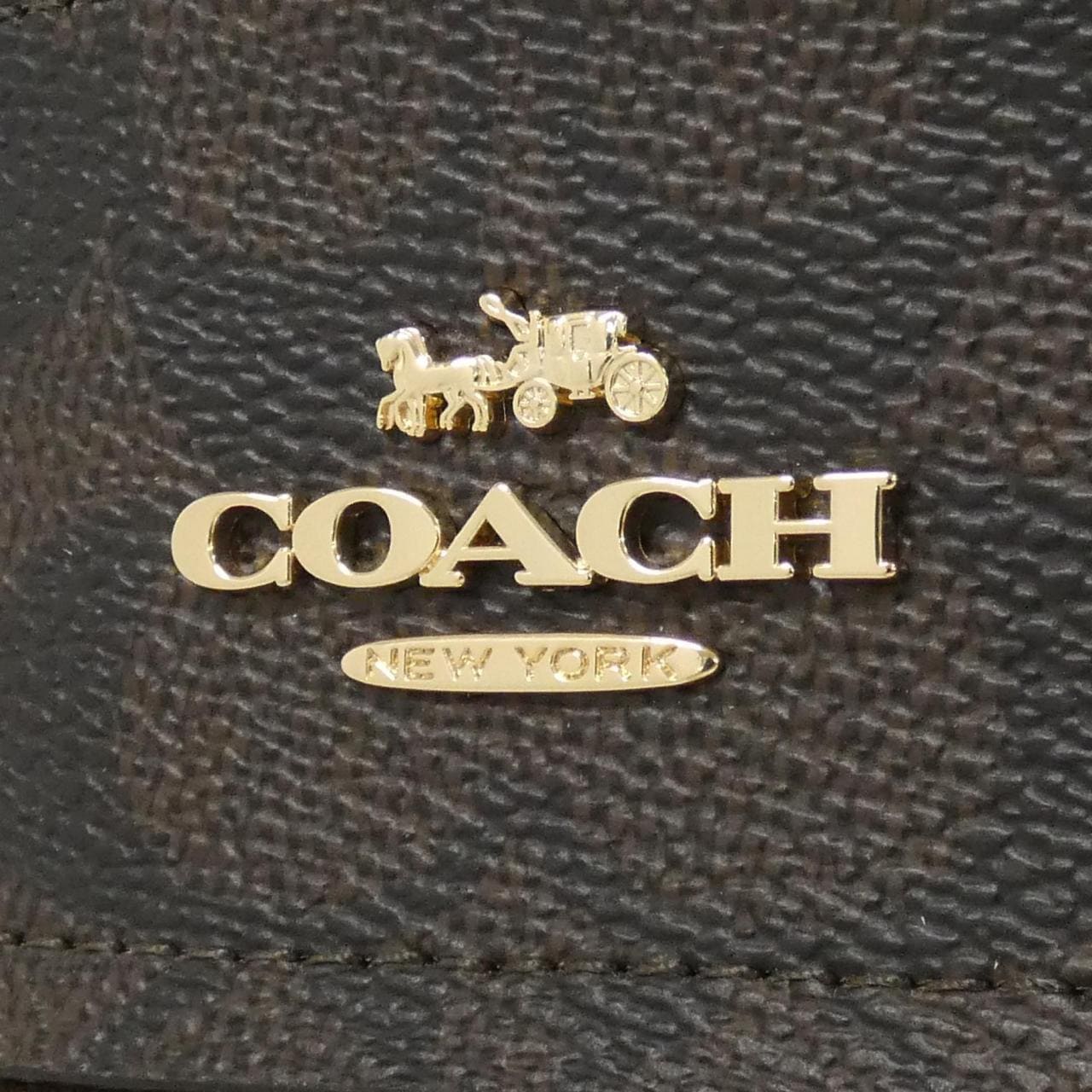 COACH CW325 Shoulder Bag Canvas 黑色 帆布 新品 - 縮圖 4
