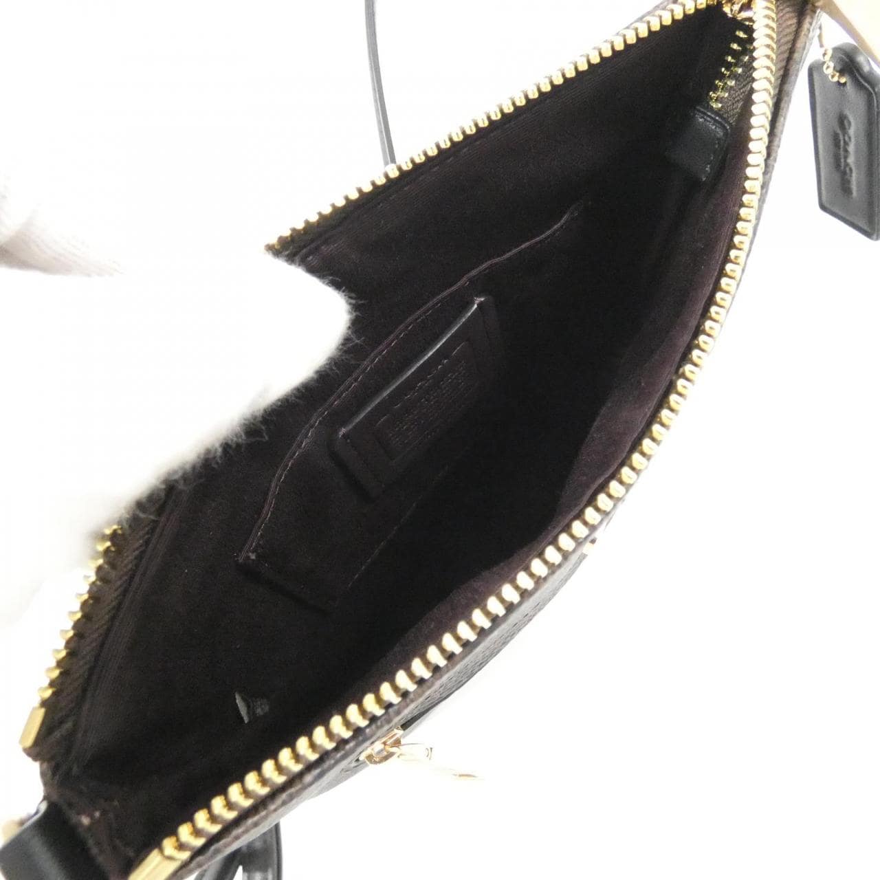 COACH CW325 Shoulder Bag Canvas 黑色 帆布 新品 - 縮圖 6