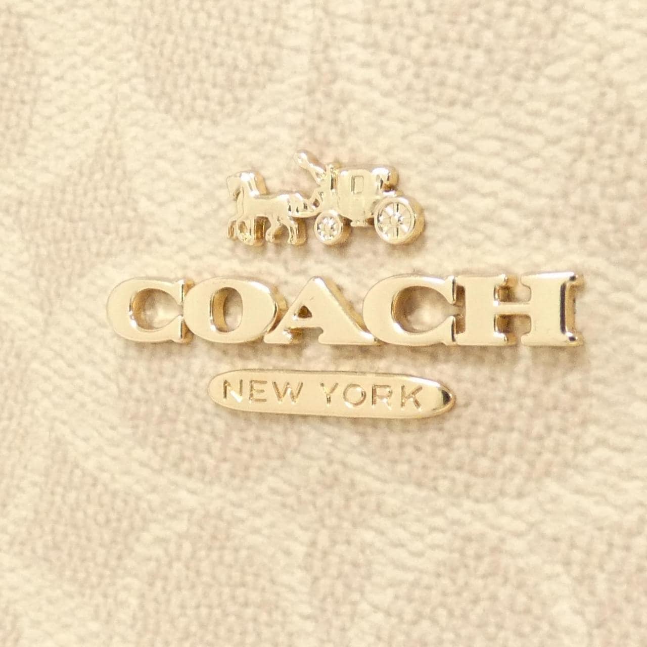 COACH CT800 Shoulder Bag Canvas Black Canvas - Thumbnail 4