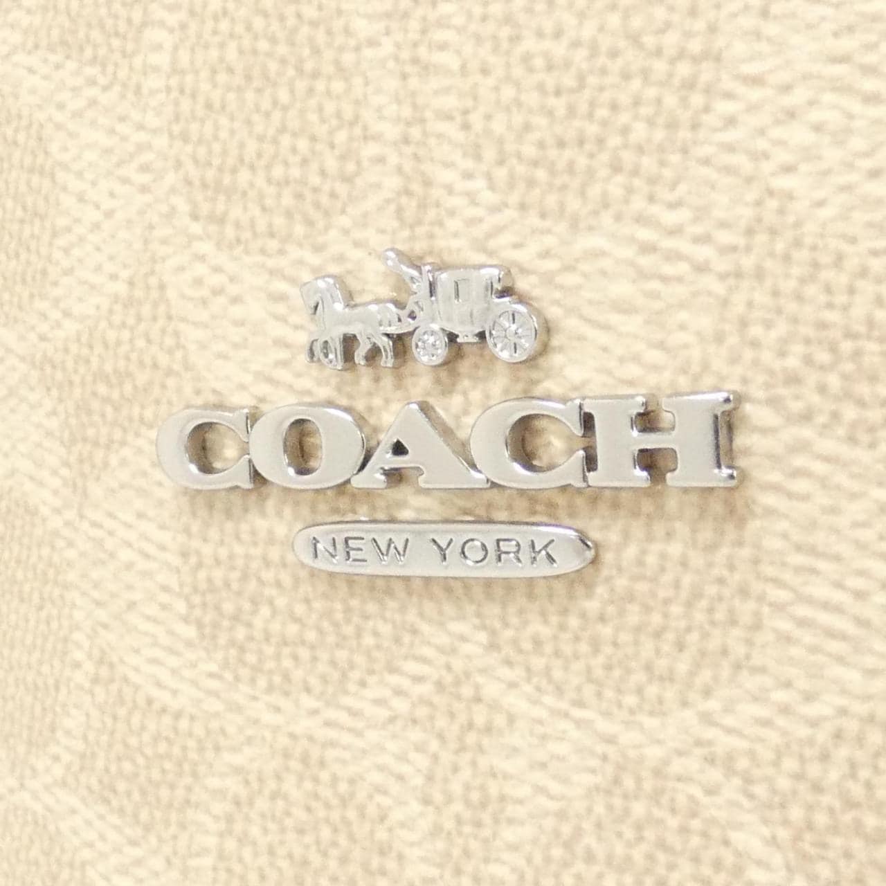 COACH CT800 Shoulder Bag Canvas Black Canvas New - Thumbnail 4