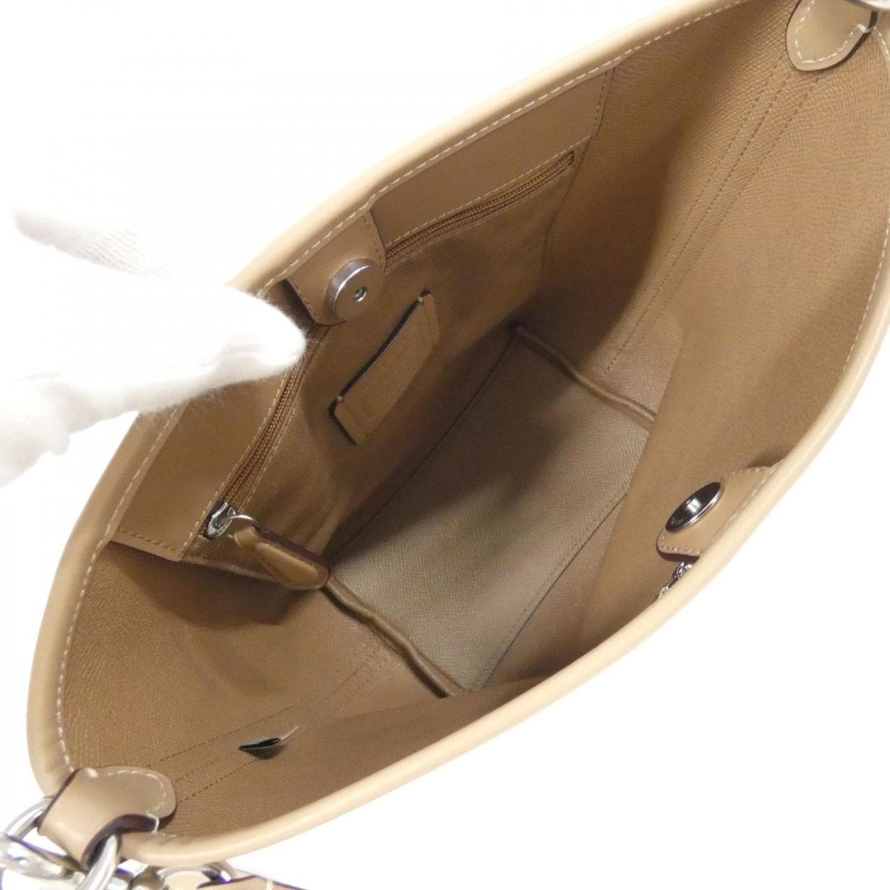 COACH CT800 Shoulder Bag Canvas Black Canvas New - Thumbnail 6