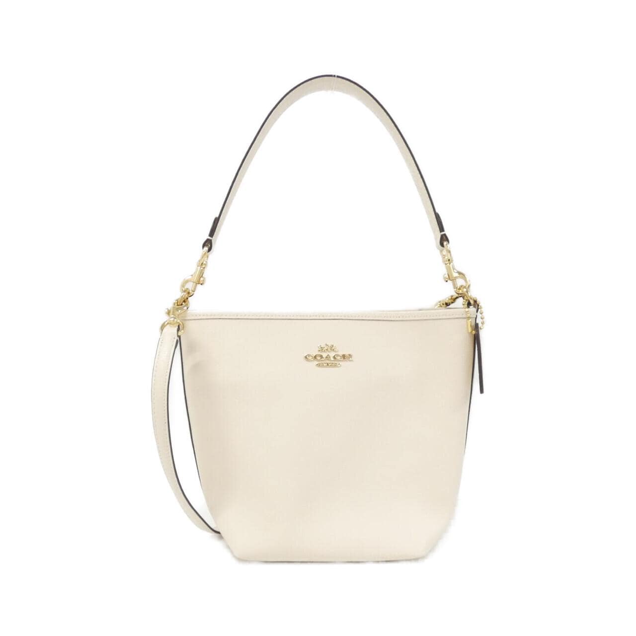 COACH CT801 Shoulder Bag Leather Black