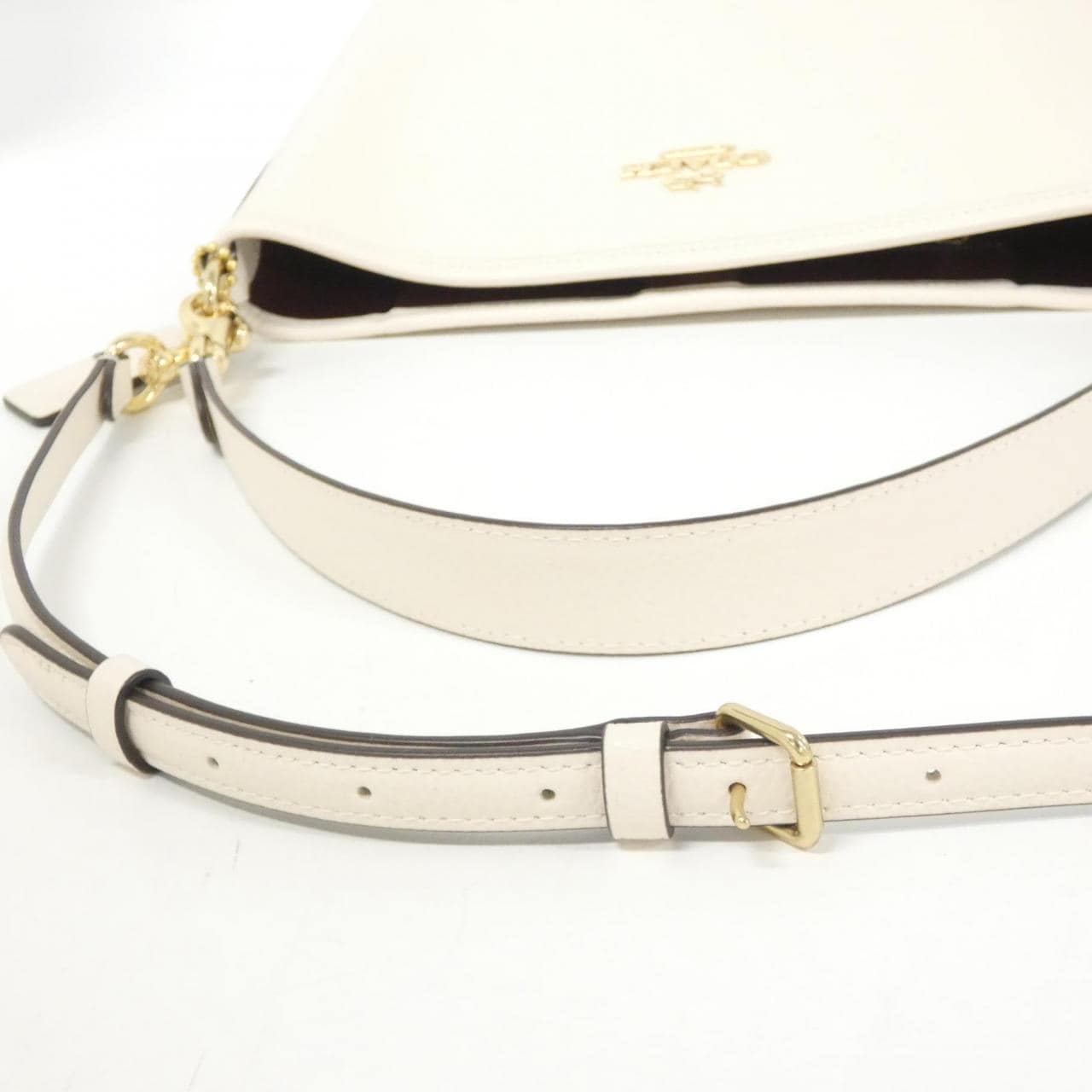 COACH CT801 Shoulder Bag Leather Black Leather - Thumbnail 5