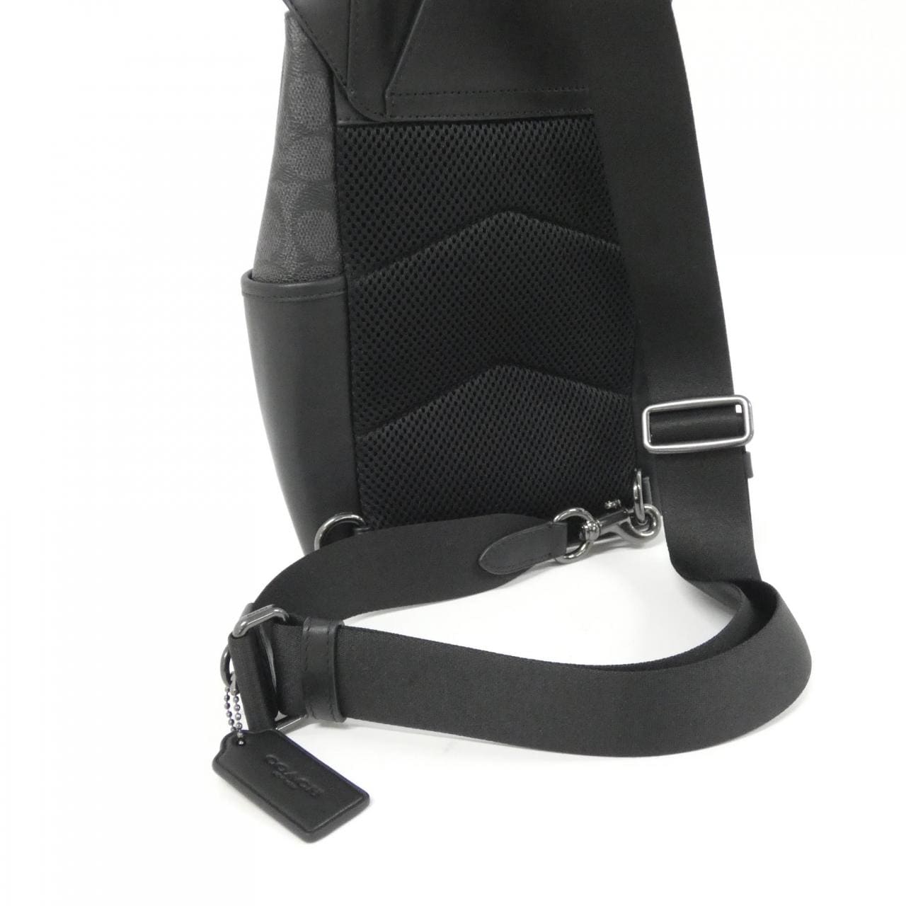 COACH CT712 Bag Canvas 黑色 帆布 新品 - 縮圖 5