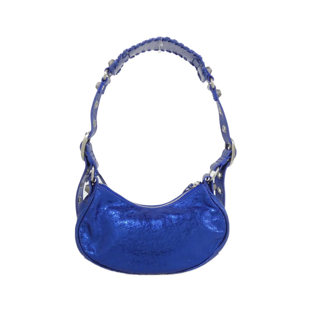 BALENCIAGA Le Cagole 671309 0GT3Y Shoulder Bag Lambskin Black Lambskin - Thumbnail 2