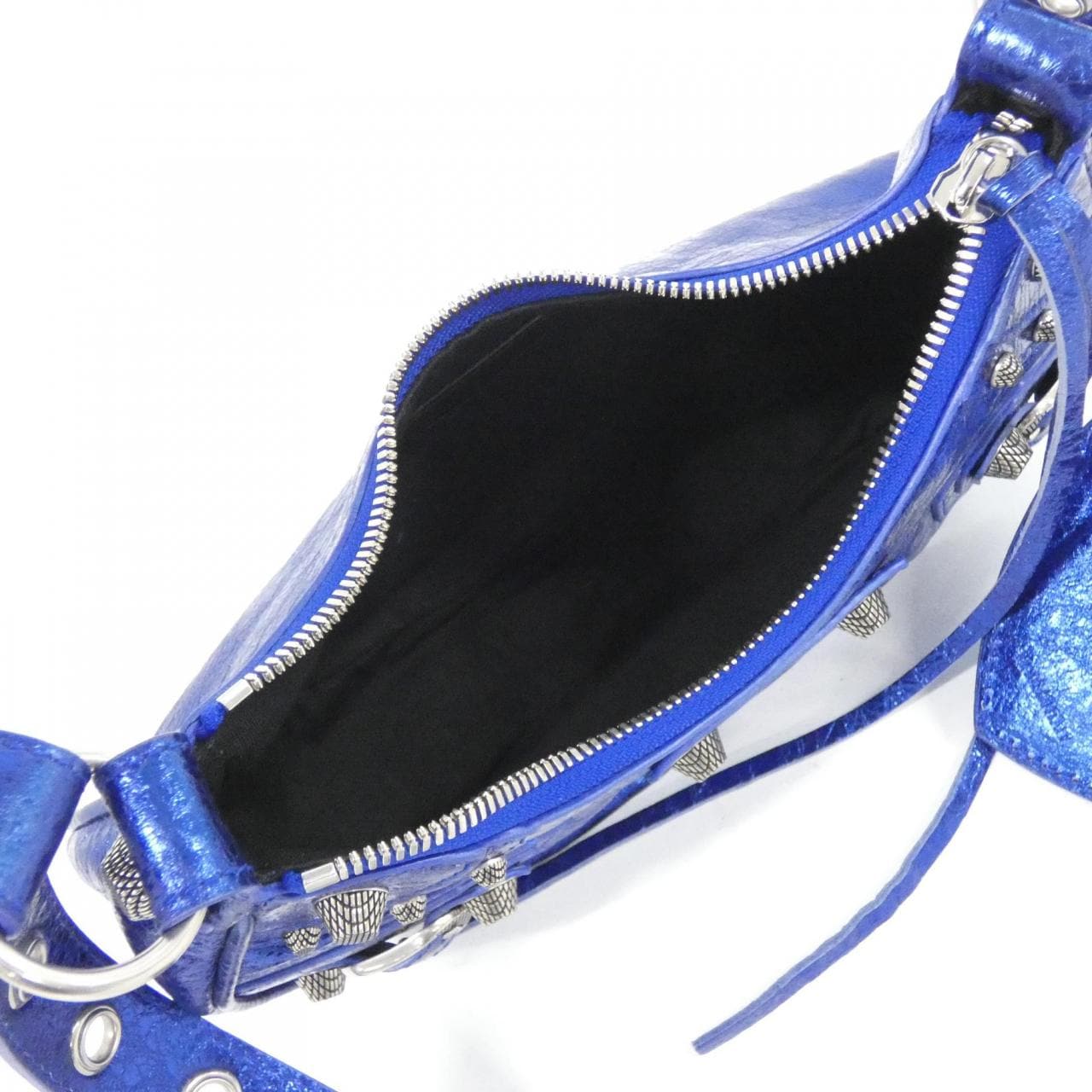 BALENCIAGA Le Cagole 671309 0GT3Y Shoulder Bag Lambskin Black Lambskin - Thumbnail 6