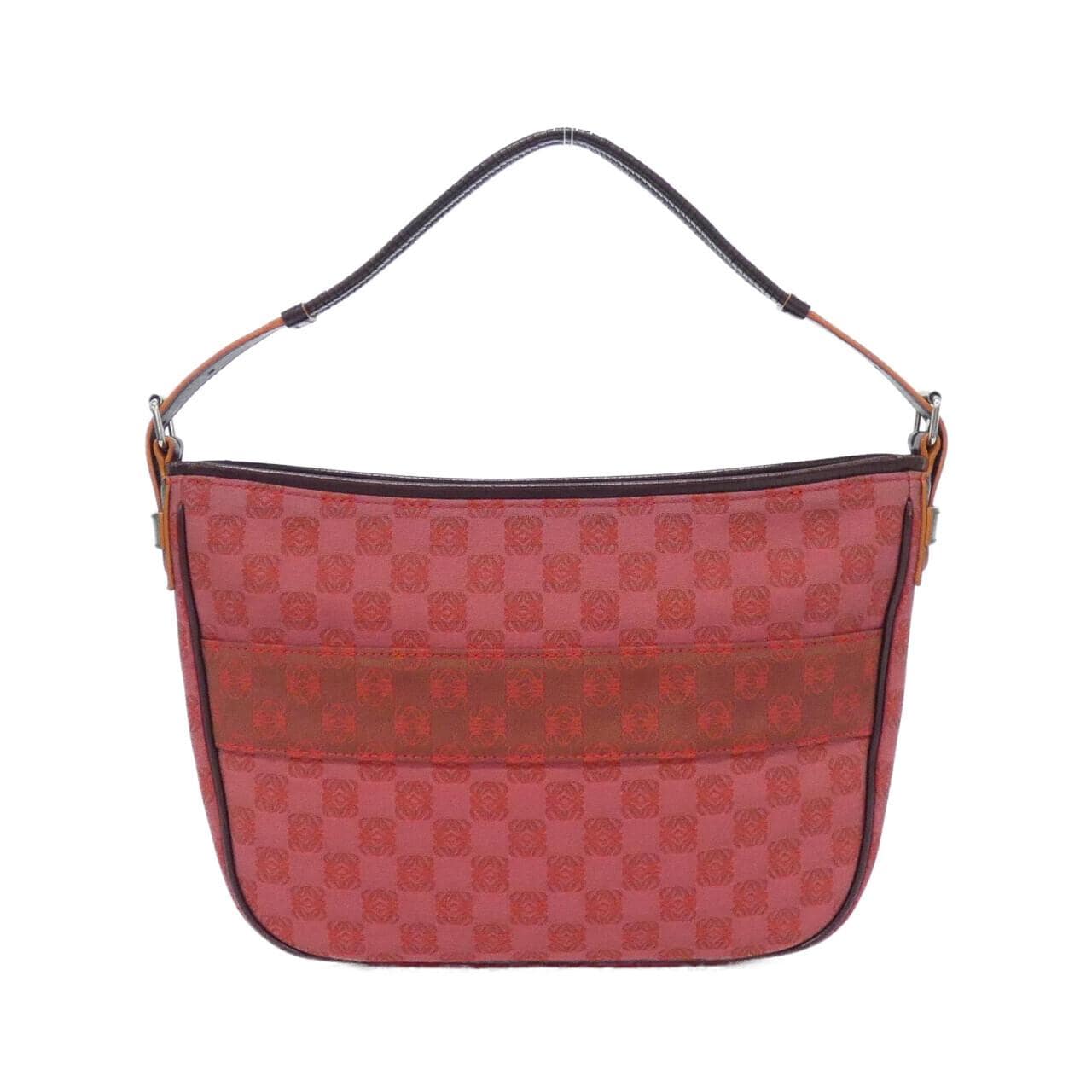 LOEWE Shoulder Bag Lambskin 紅色 羊皮 中古品B - 縮圖 2